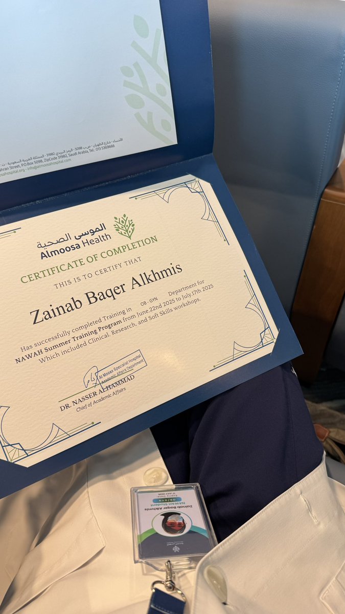 zoz5992's tweet image. نهاية القصة🥹💔؟ 
من اروع التجارب الي عشتهااا بكل انتماء،
سعيدة بكوني جزء من برنامج #NAWAH_225 نواة الصيفي لمستشفى الموسى التخصصي 🏥👩🏻‍⚕️🤍.