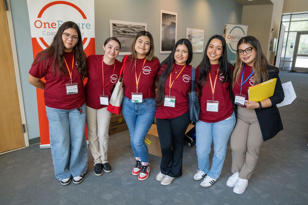 Still feeling inspired by the 2025 OneFuture #StudentLeadership Conference! 🌟 Our scholars showed up ready to explore how AI &amp; technology are shaping their futures. 💫 Thank you to OneFuture Alum Billy Harris &amp; his talented team for capturing the day! #OneFutureIsOurFuture