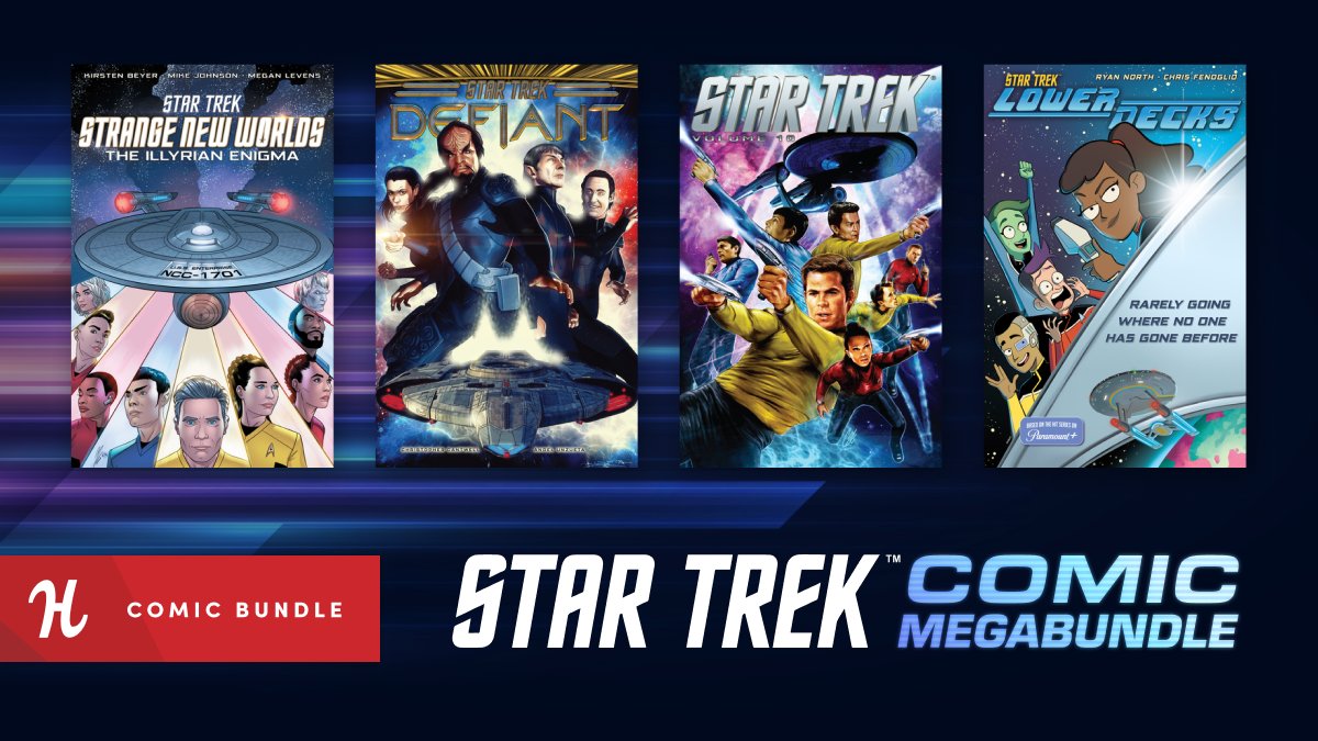 IDWPublishing's tweet image. Space: The final frontier—of comics with #IDW &amp;amp; @humble!

#StarTrek has inspired generations with bold, scifi-defining stories told across TV, film, games—&amp;amp; comics.

A $849 value where you pay what you want! A portion goes to @cbldf: ow.ly/zJlq50WoUm1

#StarTrekComics