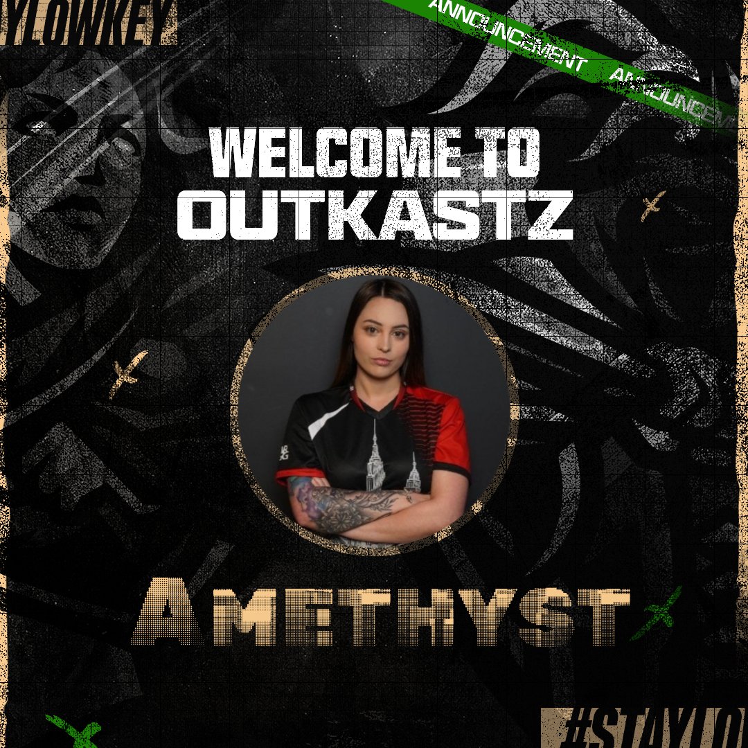 OutKastz Esports (@okzesports) on Twitter photo We like to welcome <a href="/Amethystxl/">Amethyst 💜</a> on #OutKastzAcademy and coming in as our newest streamer. Let's change the game. 🙏💚❤️ We like to welcome <a href="/Amethystxl/">Amethyst 💜</a> on #OutKastzAcademy and coming in as our newest streamer. Let's change the game. 🙏💚❤️