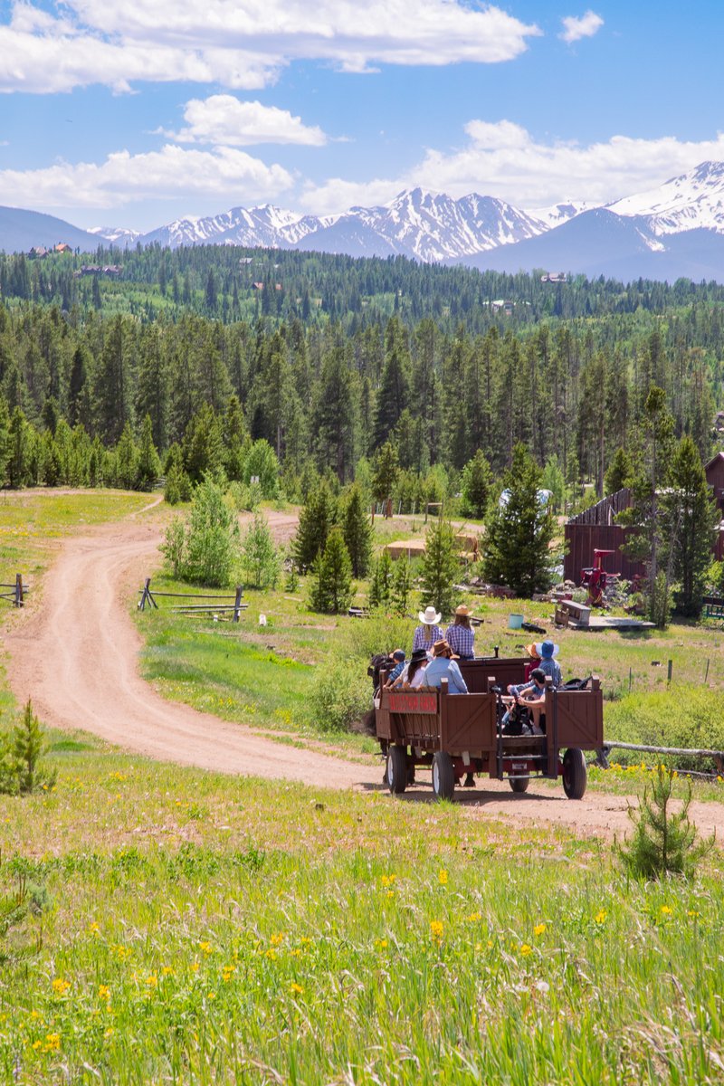 Fill up yer plate! 🍽️ One of our favorite things about summer at the Ranch is our chuckwagon dinner!