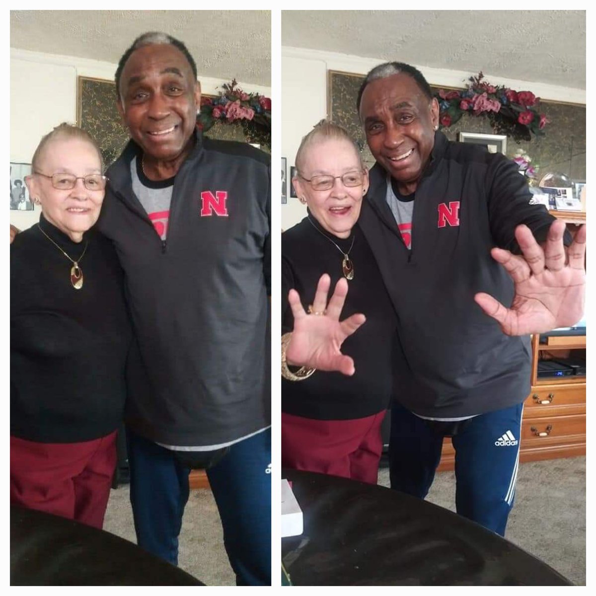 Charles A. Steward π€πΎπ¦βπΎππΎββοΈ (@coachstew06) on Twitter photo It's my super dope grandma's 97th birthday! So here's some pics of her & <a href="/HuskerFootball/">Nebraska Football</a> legend/1972 <a href="/HeismanTrophy/">The Heisman Trophy</a> winner/college football hall of famer Johnny "the Jet" Rodgers who grew up across the street from her house in Omaha. Strike a Heisman pose, Queen! It's yo' b-day! It's my super dope grandma's 97th birthday! So here's some pics of her & <a href="/HuskerFootball/">Nebraska Football</a> legend/1972 <a href="/HeismanTrophy/">The Heisman Trophy</a> winner/college football hall of famer Johnny "the Jet" Rodgers who grew up across the street from her house in Omaha. Strike a Heisman pose, Queen! It's yo' b-day!