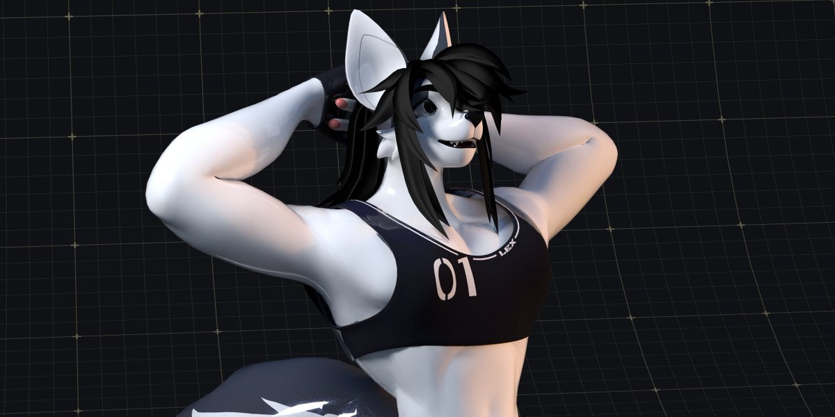 The model is finished and I uploaded the photos to Artstation. From now on, I will also upload all my work there to have a more presentable portfolio. I hope you like it.
1 of 8 of the raffle/practice Model for <a href="/FoxLex_/">Lex</a>