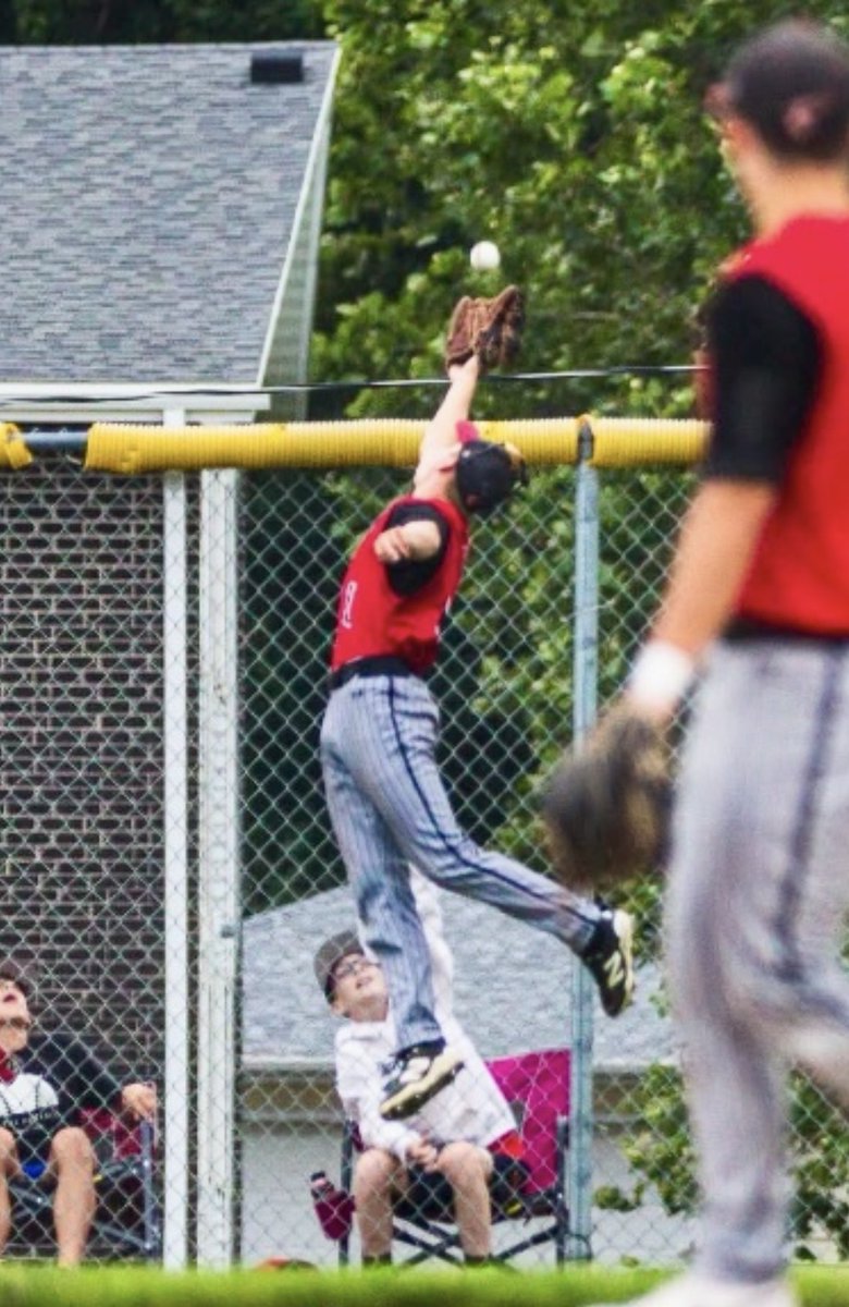 NPolkbaseball's tweet image. Just when you thought you’d seen @Drew_Owen25 do everything this year he goes up and keeps this ball in the park! Drew ended a great career last night as the NP triples record holder, an all-stater, all-star, and a state champion. Thanks for the memories!