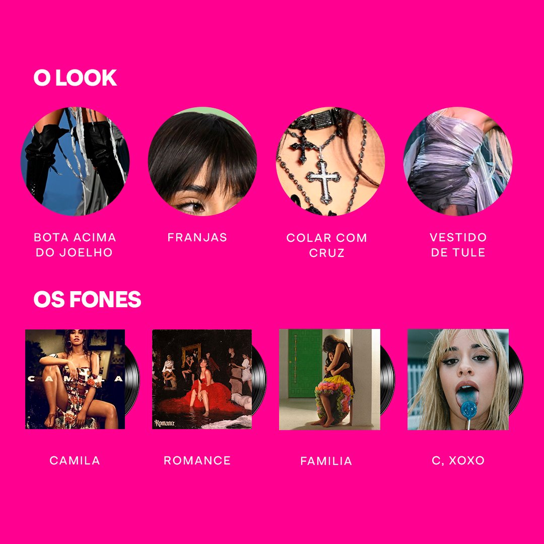 Camilizers preenchendo, pelo menos, 1 das opções de look e TODAS as dos fones! ​
#TheTown2025