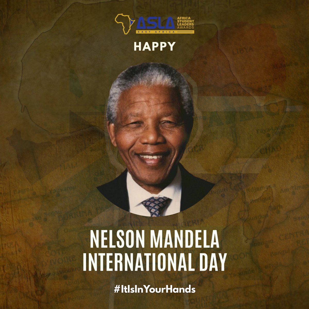 aslaafrica's tweet image. Today on Mandela Day, we honor Madiba’s 67 years of service. As he said, “What counts in life is the difference we make.” Let’s unite, act against poverty, and stand for justice, peace, and dignity.
#MandelaDay2025 #ItsInOurHands #ActionAgainstPoverty #ASLAAfrica