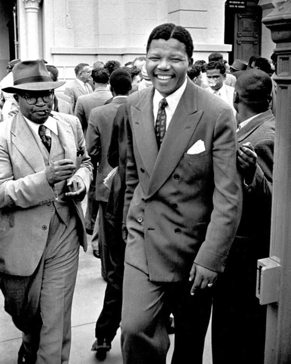 TheHistoryOfSo1's tweet image. Nelson Mandela, leader of the African National Congress, secret member of the South African Communist Party, organizer of the ANC's armed wing, Umkhonto we Sizwe, and first president of post-Apartheid South Africa was born on July 18, 1918. #OTD #SouthAfrica