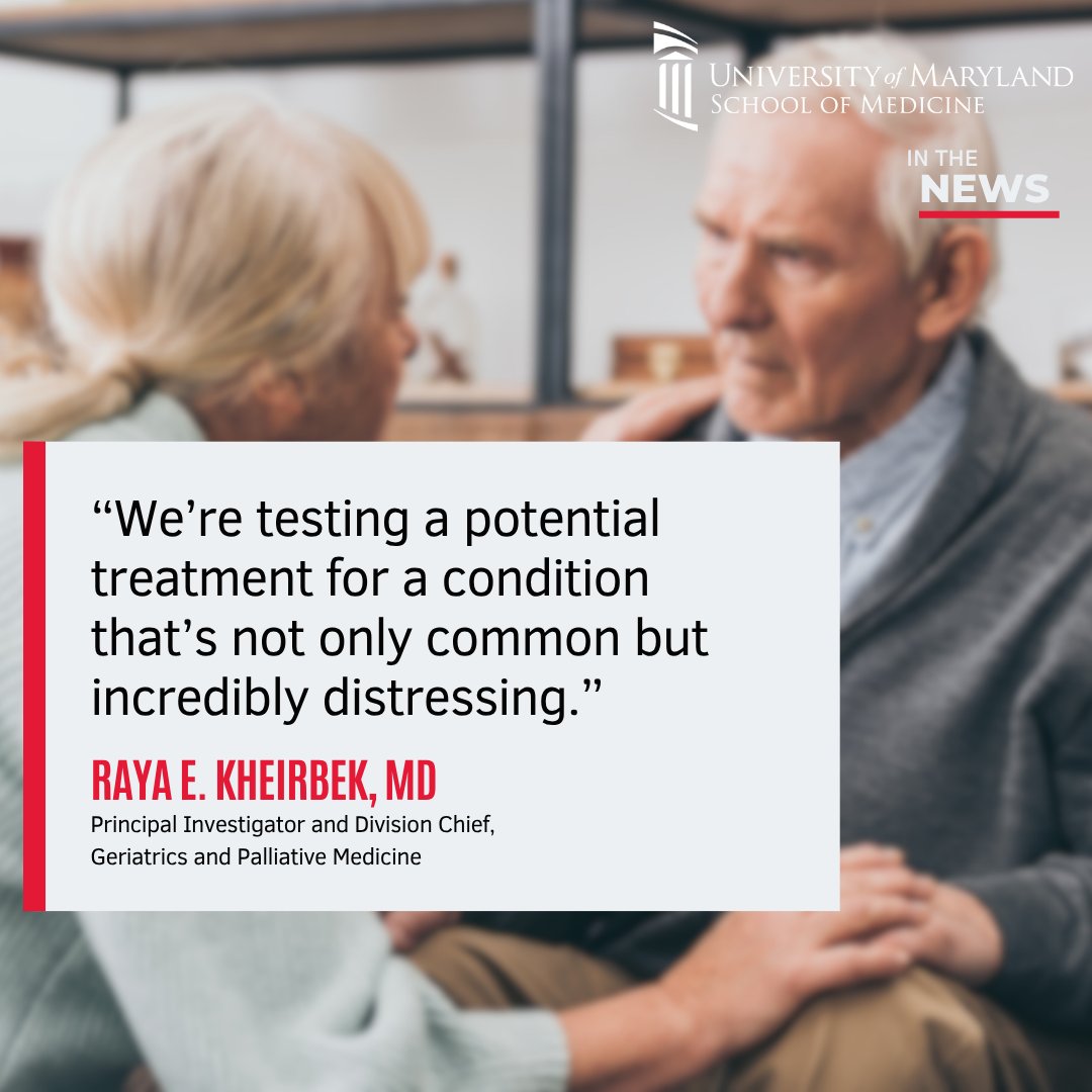 UMmedschool's tweet image. New @UMmedschool trial tests cannabis-based drug to ease agitation in hospice-eligible dementia patients.
Led by Dr. Raya Kheirbek, the study could offer a safer, more effective alternative to current meds.
🔗 bit.ly/4ffHL57
#DementiaCare #Cannabis #Research
