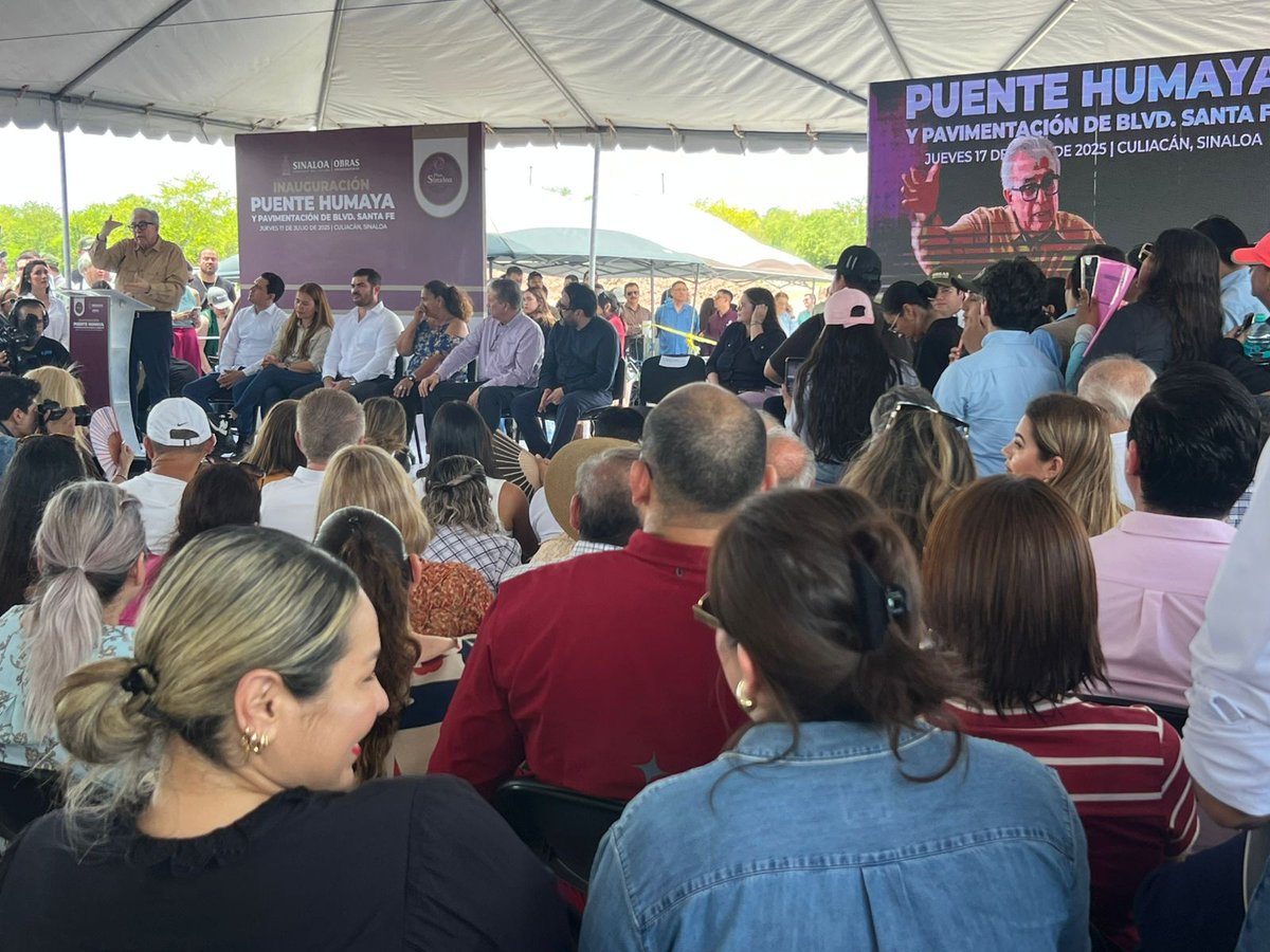 imeldacastromx's tweet image. Agradezco al gobernador de #Sinaloa, Dr. Rubén @rochamoya_, la invitación al evento de inauguración y entrega del puente Humaya y la pavimentación del bulevar Santa Fe, obra de gran beneficio para las vecinas y vecinos del municipio de #Culiacán.