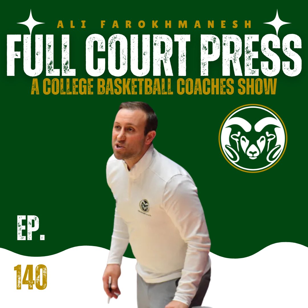 FullCourtNet's tweet image. New Full Court Press as we talk @CSUMBasketball with new Head Coach @farokhmanesh5 and it is an exciting time in Fort Collins. Coach Ali and staff have not missed a beat and watch out for them Rams. 🐏🏆
Coach is a solid cat and fun episode.
m.youtube.com/watch?v=X3IZzc……