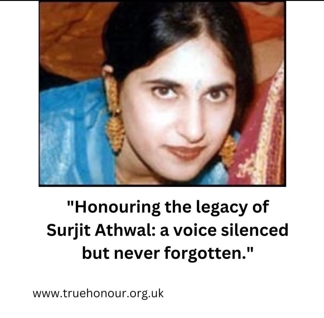 Today is Surjit’s birthday

Happy birthday ❤️ 

“Remember me with smiles and laughter.
for that is how I want you to   remember me,
If you can only remember me with tears,
then please don’t remember me at at all."

THERE IS NO HONOUR IN HONOUR KILLING 

RIP Surjit Athwal 🙏🙏