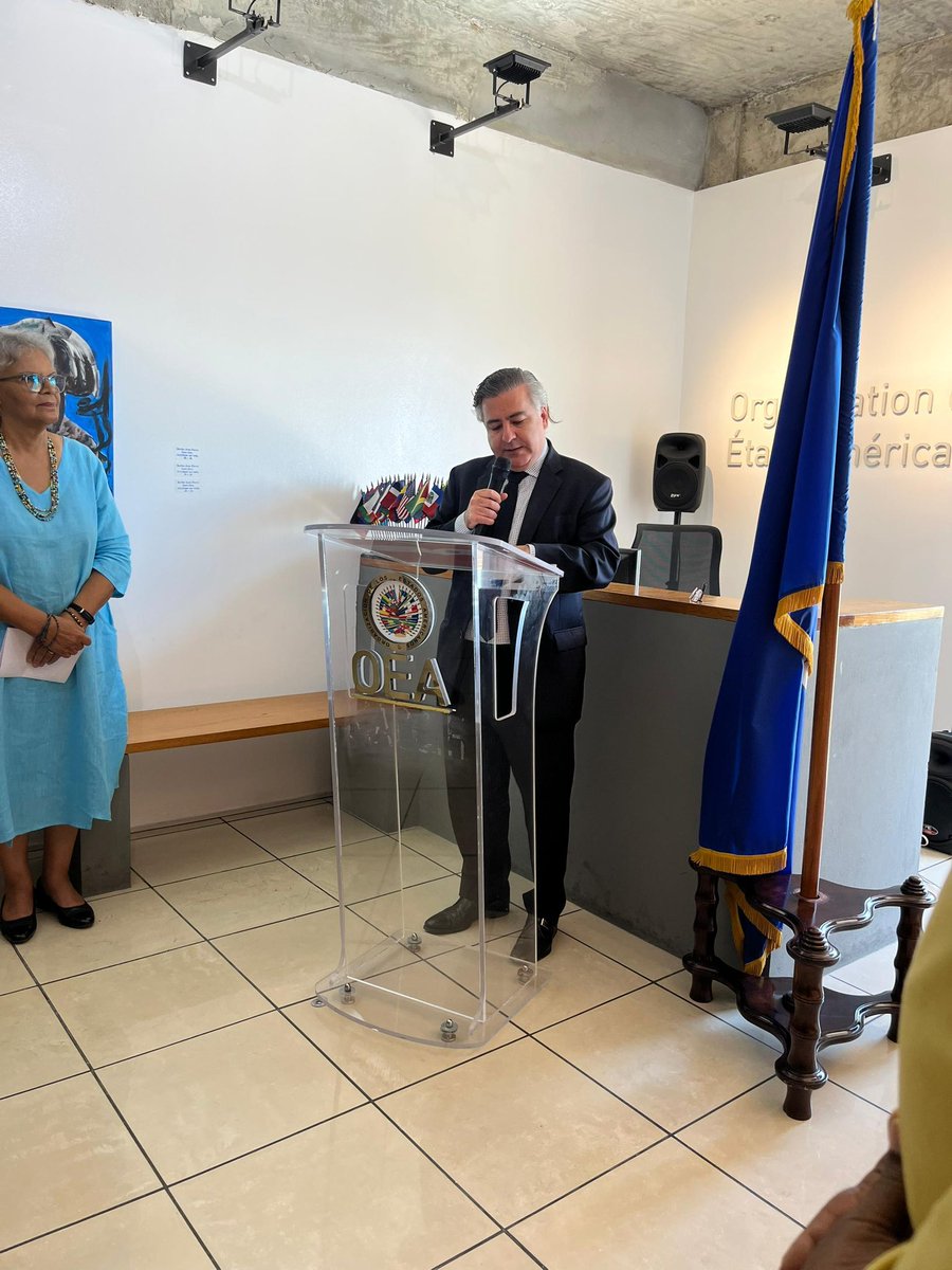 CristoDupouy's tweet image. L’ @OEAHaiti est fière d’avoir appuyé le Centre d’Art @cda_haiti dans cette belle initiative artistique qui a rassemblé nos communautés pour faire de l’art un vecteur de réparation et de cohésion dans les zones touchées par la violence en Haiti. Avec le soutien du Canada…