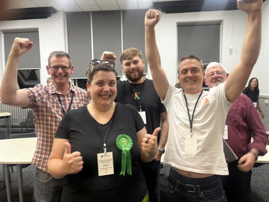 KAITAYLOR's tweet image. Congratulations to Cllr Katie Jarman on her election to Liverpool City Council! 💚 @LiverpoolGreens