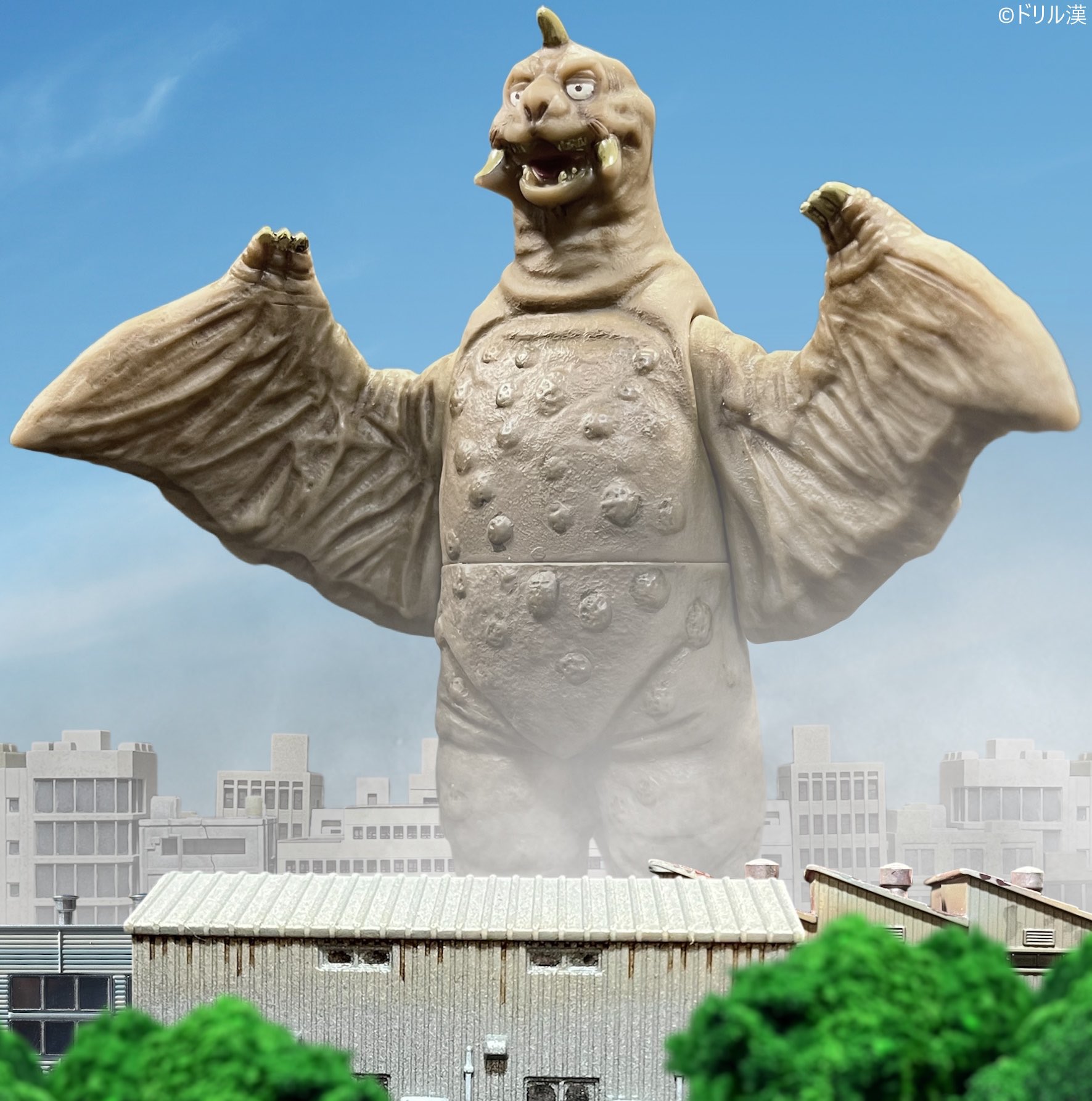 ペギラ　ベムラー ペギラ ムービーモンスターシリーズ 展示中 in Museum of