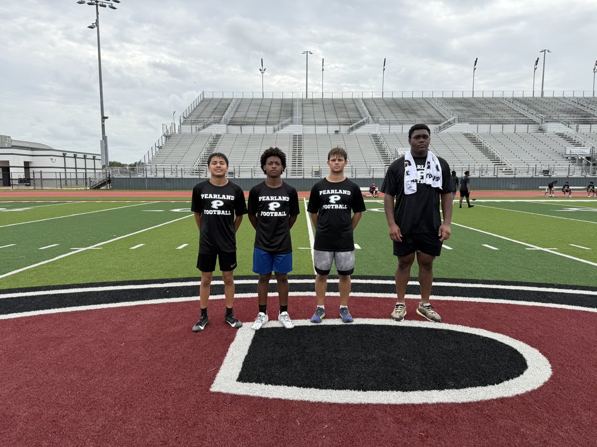 PearlandOilers's tweet image. Congratulations to our Oiler Football SAC Camp Athletes of the Week for the 7th and final week!
DeMarco Jenkins
Luke Campo
Chad Journet
Connor Rocha