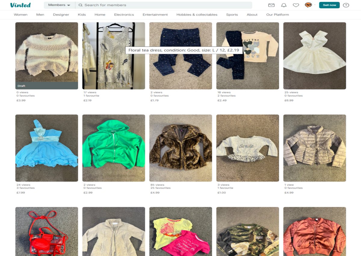 Our latest Vinted stock is live!

Shop pre-loved items, and support our community. Drop off or we can collect your clothes-every piece helps!

🛍️ Shop: bit.ly/4jrPDRA
👚 Share clothes &amp; help create change!
Follow for updates!

#SustainableStyle #DonateAndShop