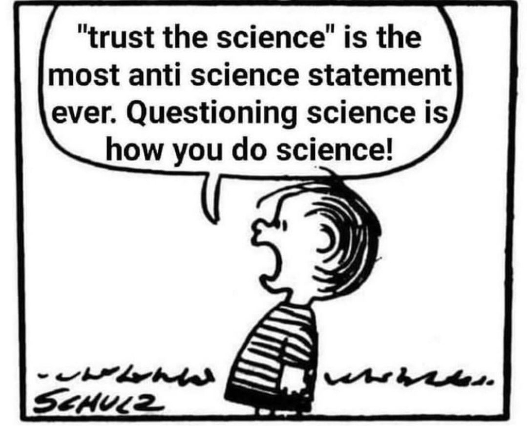 Science is supposed to be questioned. That's what makes it science. 🤨