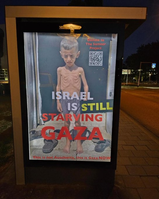 "This is not Auschwitz, this is Gaza NOW"  

📍From Nijmegen, the Netherlands