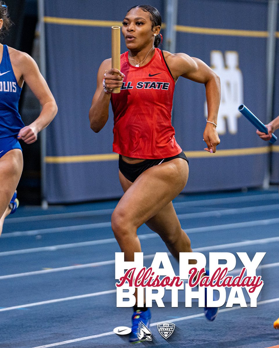 BallStateTFXC's tweet image. What a day for a birthday! Happy belated celebration day, Allison Valladay! 🎂🥳🎈