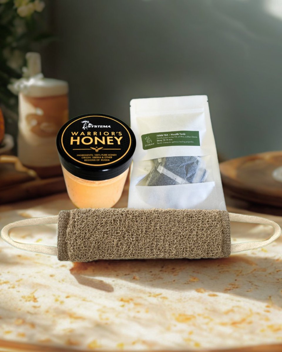 New prizes just dropped! 🎉
Play the Systema Lottery and win big at the Internal Power Seminar, Saturday, July 19th at HQ Toronto!

$3 Ticket – Wellness Package
Featuring Warrior's Honey, Ivan Tea, and a Warrior Scrubber ($34 value)