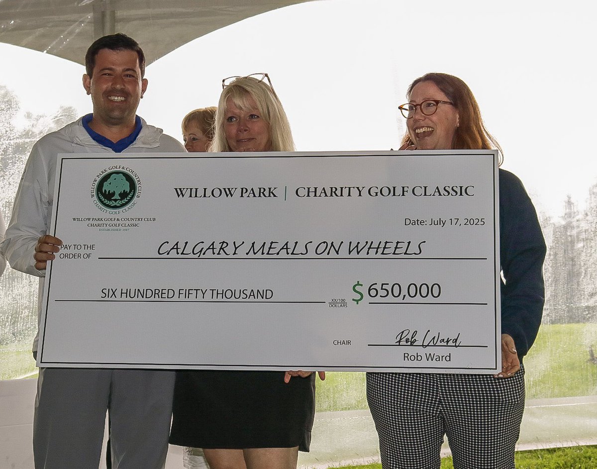 RobWardCGY's tweet image. What a journey. Despite a cancelled day 2 of the tournament this community came together to raise an incredible $650,000 for Meals on Wheels Calgary. This is the power of community. Thank you to the sponsors, volunteers, staff, and our amazing committee for making this happen.