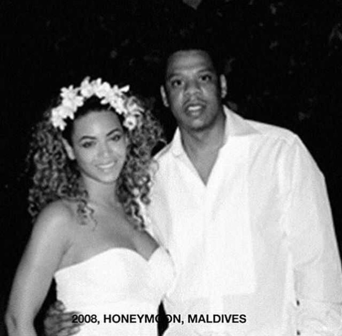 Jay Z and Beyoncé’s honeymoon in the Maldives, 2008❤️