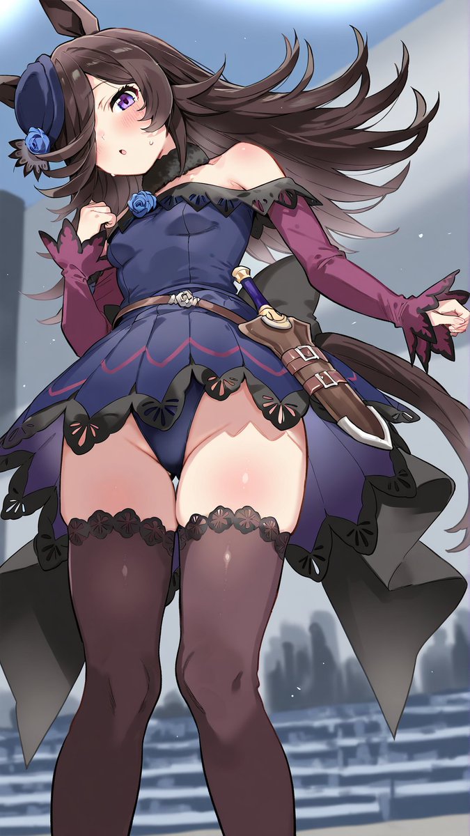 #ウマ娘 #umamusume 
RiceShower / ライスシャワー
お兄さまが見てる・・・