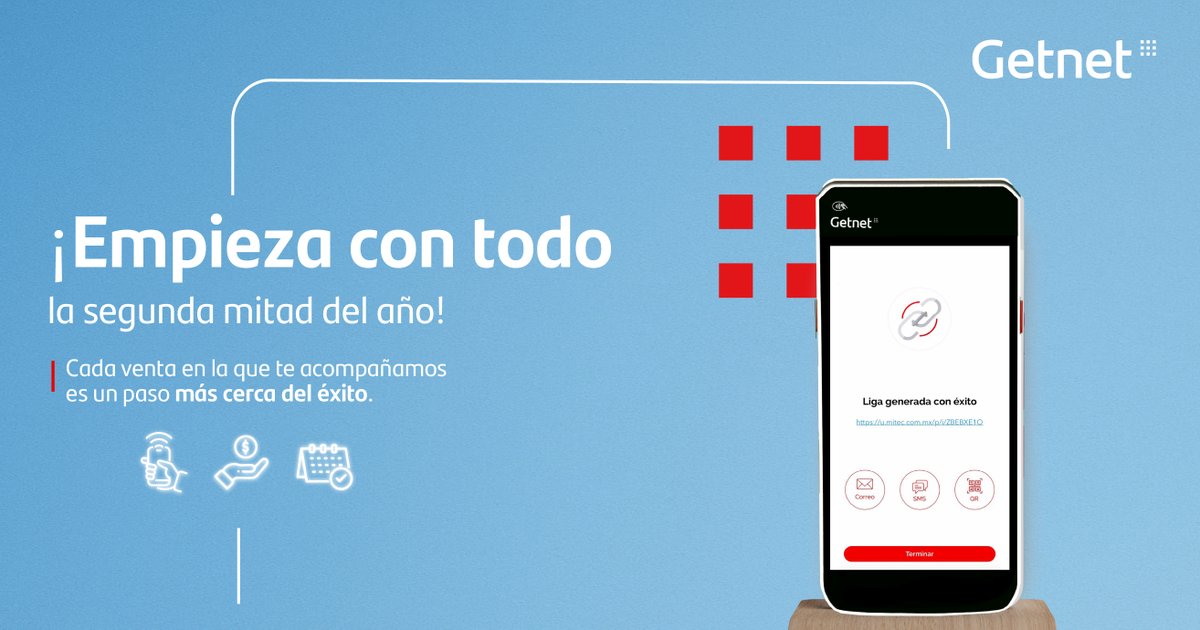 Aún quedan 184 días del 2025, ¡prepárate para darlo todo y llevar tu negocio al siguiente nivel! 📈

#ElFuturoEsTuyo #Getnet #GetReady