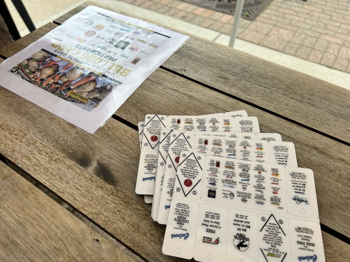 ChelseaFB_SEC's tweet image. Come find us at Ugly Dog Distillery and get your Bulldog Cards!