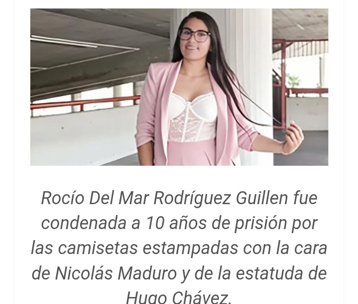 ElGanadorHenry's tweet image. Dos jóvenes merideñas, Génesis Gabriela Pabón Paredes y Rocío Del Mar Rodríguez Guillen

El regimen las acaba d condenar a 10 años de prisión por el delito d "Incitación al Odio"

Un policía d civil las contrató para estampar 10 camisas con la imagen icónica

Y era una trampa 🙏