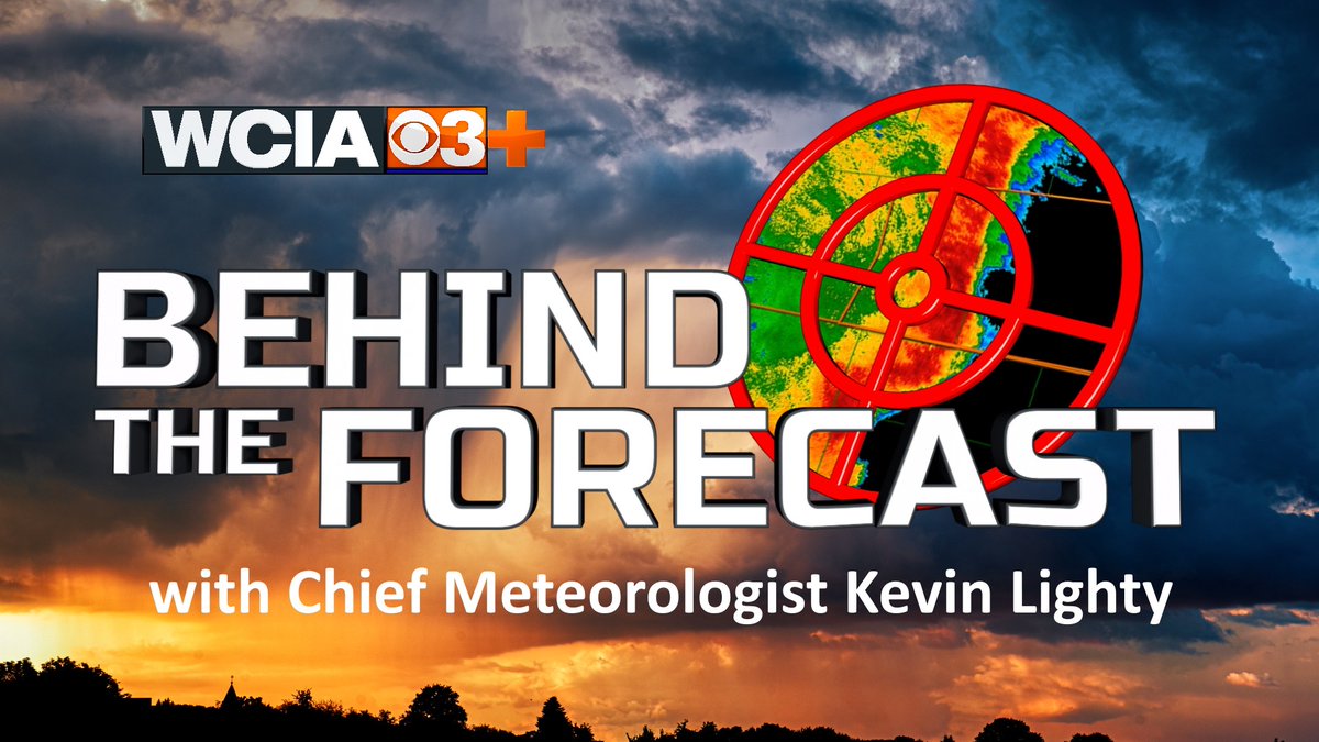 KevinLighty's tweet image. My next Behind the Forecast show airs TONIGHT at 8pm on our WCIA 3 + app! It's part 2 with meteorologist, storm chaser, and U of I professor @VORTEXJeff . Download the app to see it on Amazon Firestick, Apple TV, or ROKU!