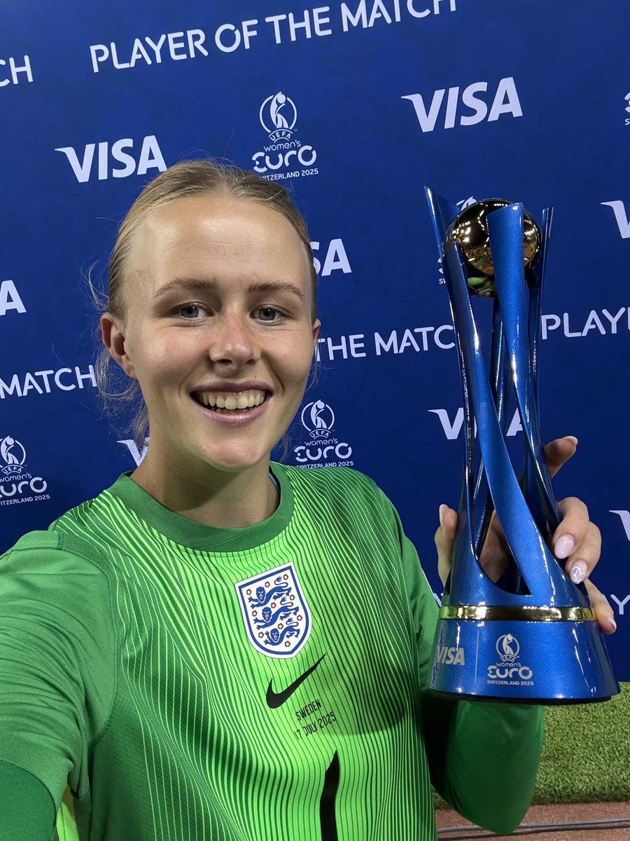 🏆 What a performance from Hannah Hampton tonight!