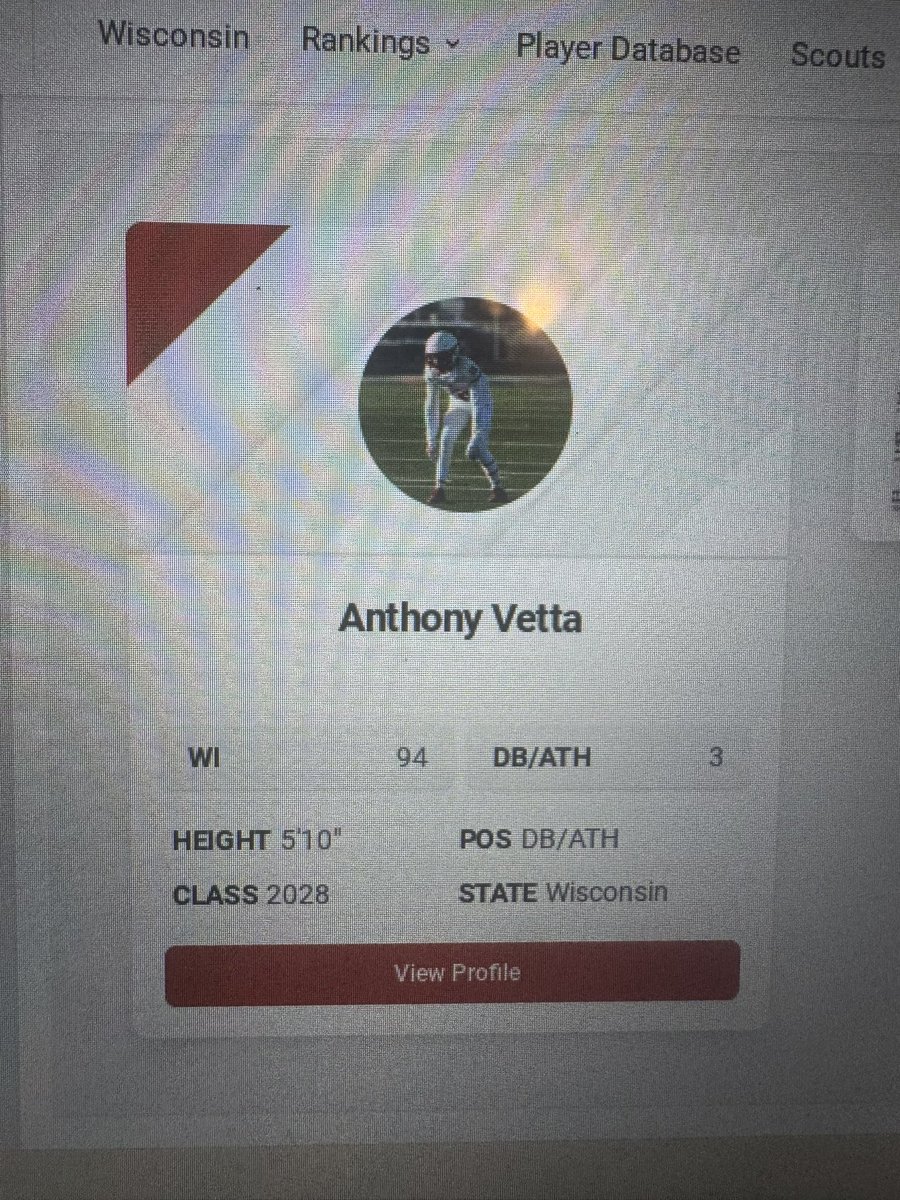 I am blessed to be ranked the #3 DB in the state for the class of 2028! There is a lot more work to be put in before the season starts! <a href="/CoachHarris28/">Matthew Harris</a> <a href="/MJ_NFLDraft/">Mark Johnson</a> <a href="/OJW_Scouting/">PrepRedzone Oliver</a> <a href="/PrepRedzoneWI/">Prep Redzone Wisconsin</a> <a href="/travisWSN/">Travis Wilson</a> <a href="/AllenTrieu/">Allen Trieu</a> <a href="/CoachClark1793/">Bradley Clark</a> <a href="/NWahlScouting/">Nate Wahl</a>