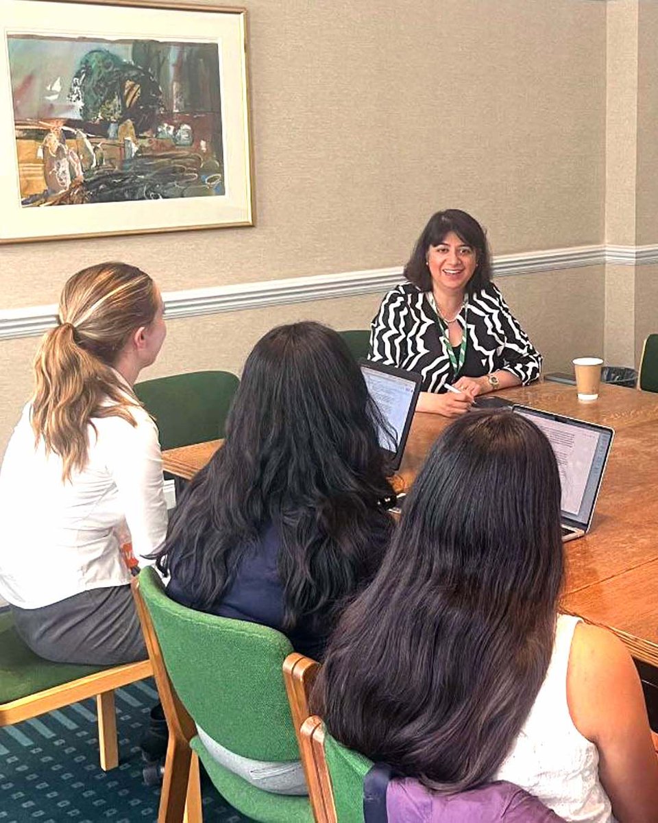 SeemaMalhotra1's tweet image. A privilege to have hosted eight young people in Parliament for work experience this Summer. Developing experience in workplaces and building employability skills really matters to help young people lift their sights and know that achieving their dreams is possible.