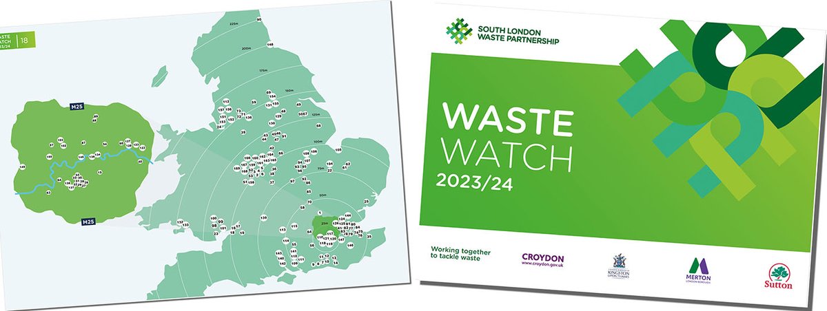 RBKingston's tweet image. Kingston Council collected 59,629 tonnes of recycling and waste between April 2023 and March 2024.
For a tonne-by-tonne analysis of where it was sent and what it was turned into, download the latest edition of Waste Watch: slwp.org.uk/waste-watch #GreenerKingston