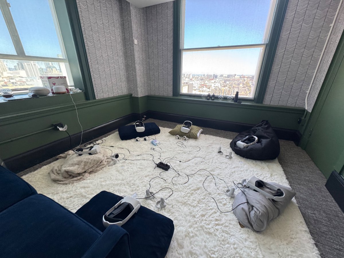 edchucation's tweet image. This healing sanctuary in SF is just six meta quests connected to each other