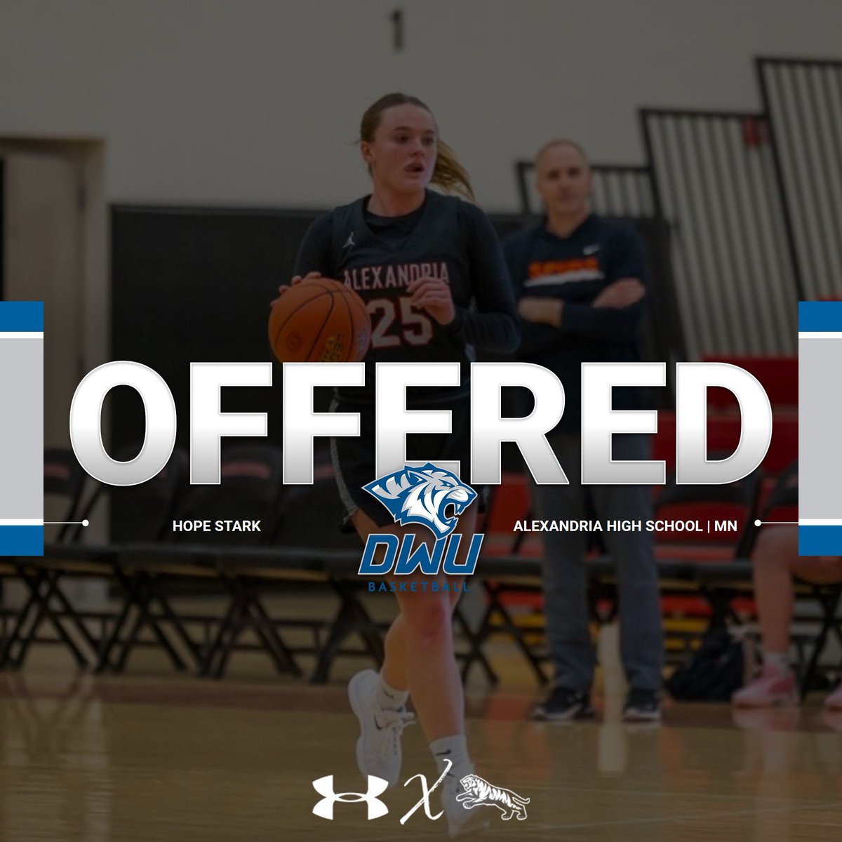 I am so grateful to receive a scholarship offer to play ball with <a href="/DWUWBB/">𝐃𝐚𝐤𝐨𝐭𝐚 𝐖𝐞𝐬𝐥𝐞𝐲𝐚𝐧 𝐖𝐁𝐁</a>! Thank you <a href="/CoachC_DWU/">Jason Christensen</a> and Coach Beck for an amazing visit and this exciting opportunity. #GoTigers