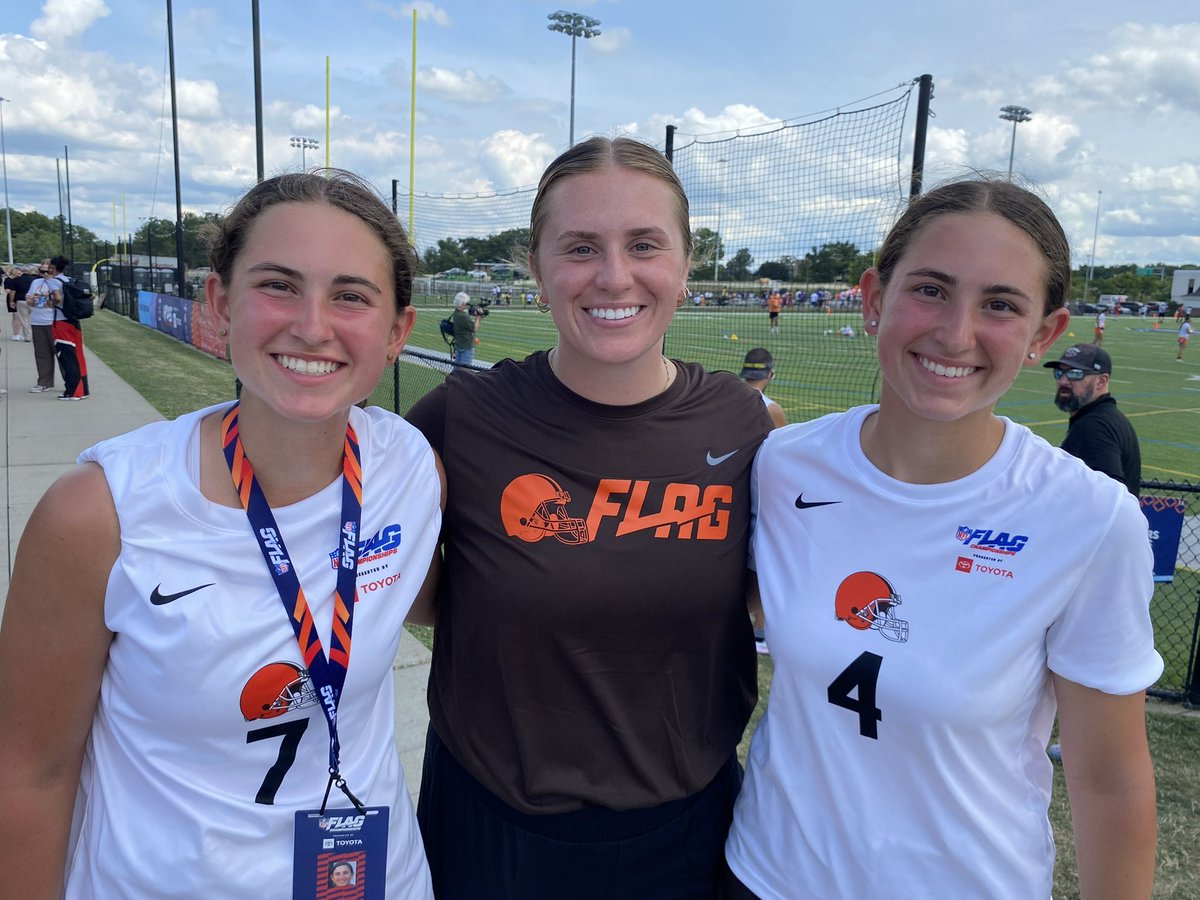 Thank you to the Cleveland Browns, Browns Youth Football and Coach Stefanski for all the support the past few years of girls H.S. Flag football and helping in getting it sanctioned by the OHSAA today!