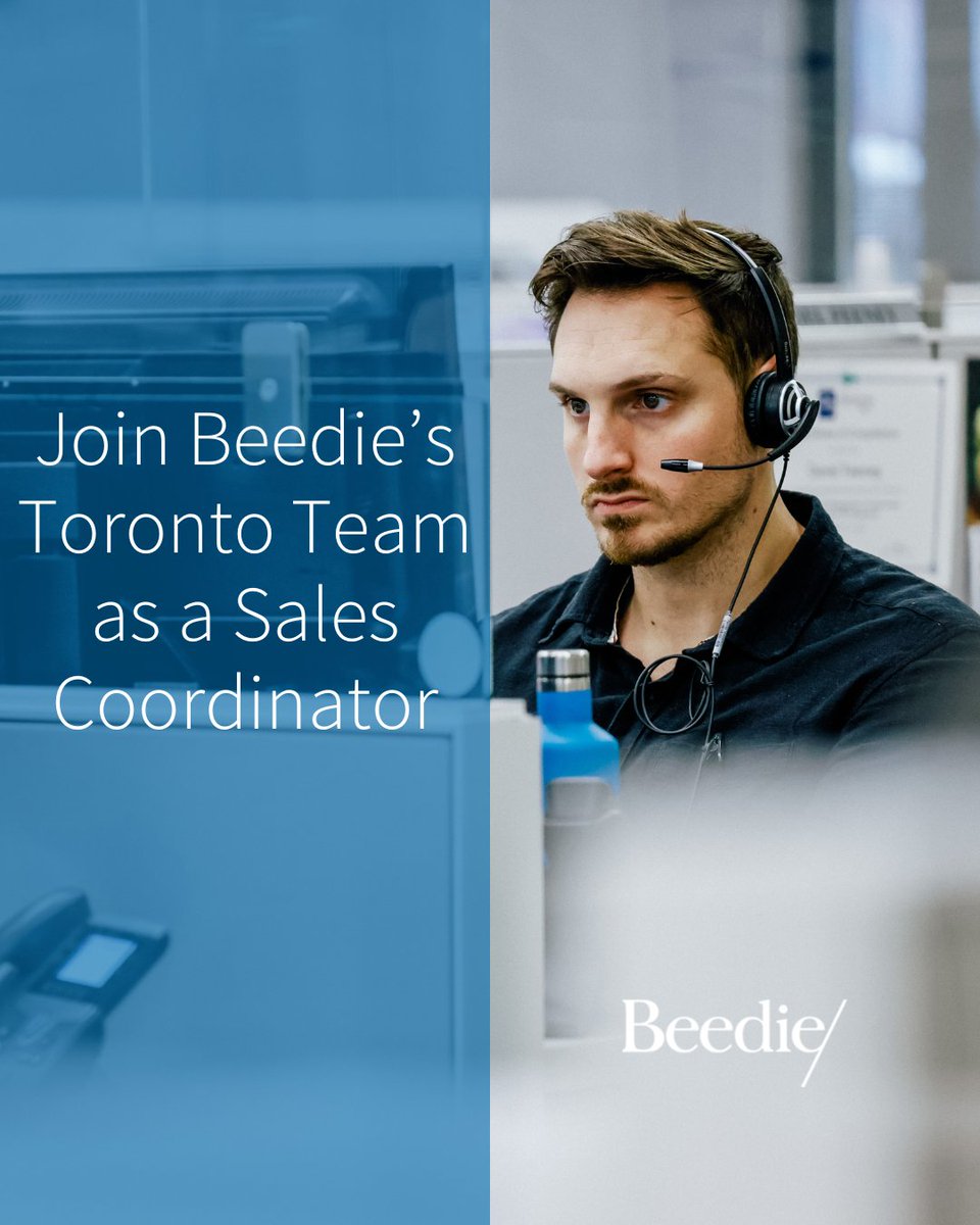 We’re looking for a Sales Coordinator to join our Toronto-based team, providing support for our growing Ontario industrial condo program.

Join a fast-paced, exciting development company where you can grow your career. Explore this opportunity today: beedie.ca/careers-at-bee…