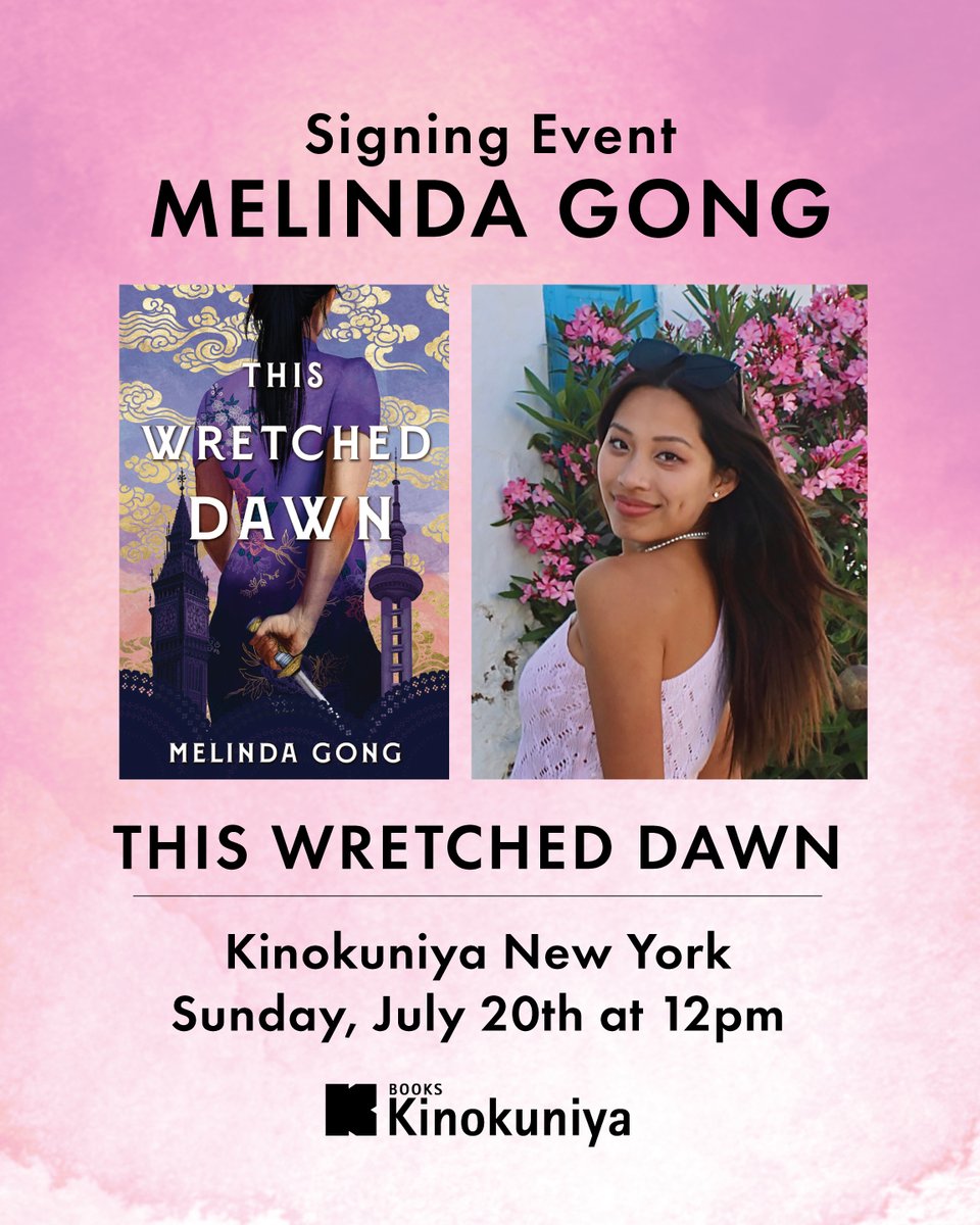 Kinokuniya USA (@kinokuniyausa) on Twitter photo Celebrate the upcoming release of This Wretched Dawn, a heart-pounding romantasy by Melinda Gong with a meet & greet event at Kinokuniya New York!
Get your hands on an early release of the book in paperback and/or hardcover, and have it autographed by <a href="/melindagong/">melinda 龚 | preorder THIS WRETCHED DAWN ❤️🔥</a>!
<a href="/TurnerPub/">TALK by Turner</a> Celebrate the upcoming release of This Wretched Dawn, a heart-pounding romantasy by Melinda Gong with a meet & greet event at Kinokuniya New York!
Get your hands on an early release of the book in paperback and/or hardcover, and have it autographed by <a href="/melindagong/">melinda 龚 | preorder THIS WRETCHED DAWN ❤️🔥</a>!
<a href="/TurnerPub/">TALK by Turner</a>