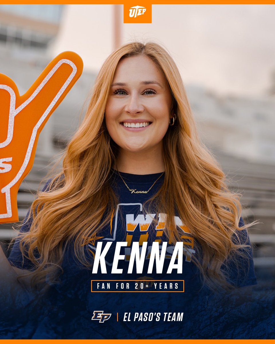 UTEPAthletics's tweet image. El Paso raised. UTEP made. Here is McKenna's story. 🎙️ #ElPasosTeam