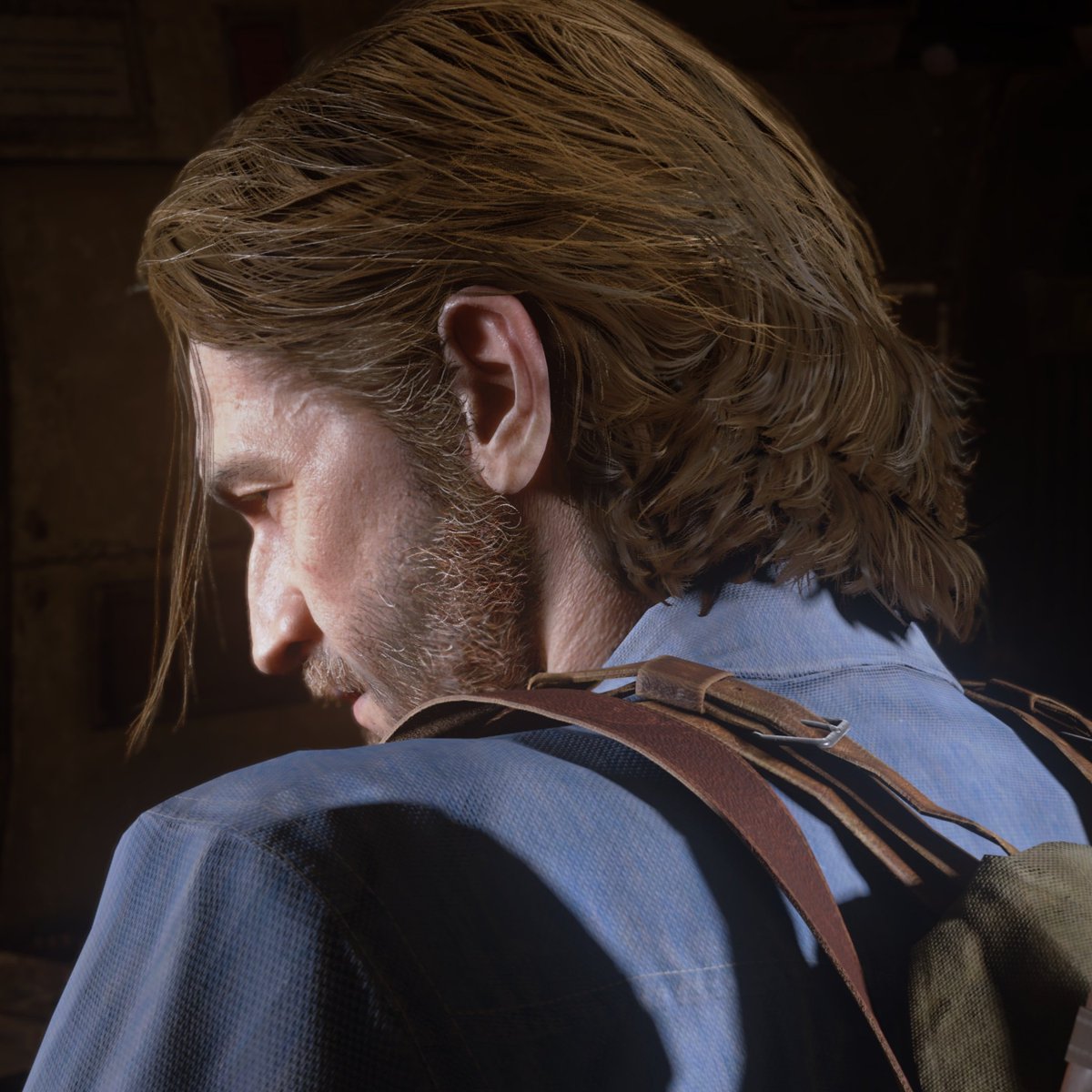 his hair is so pretty like this :(