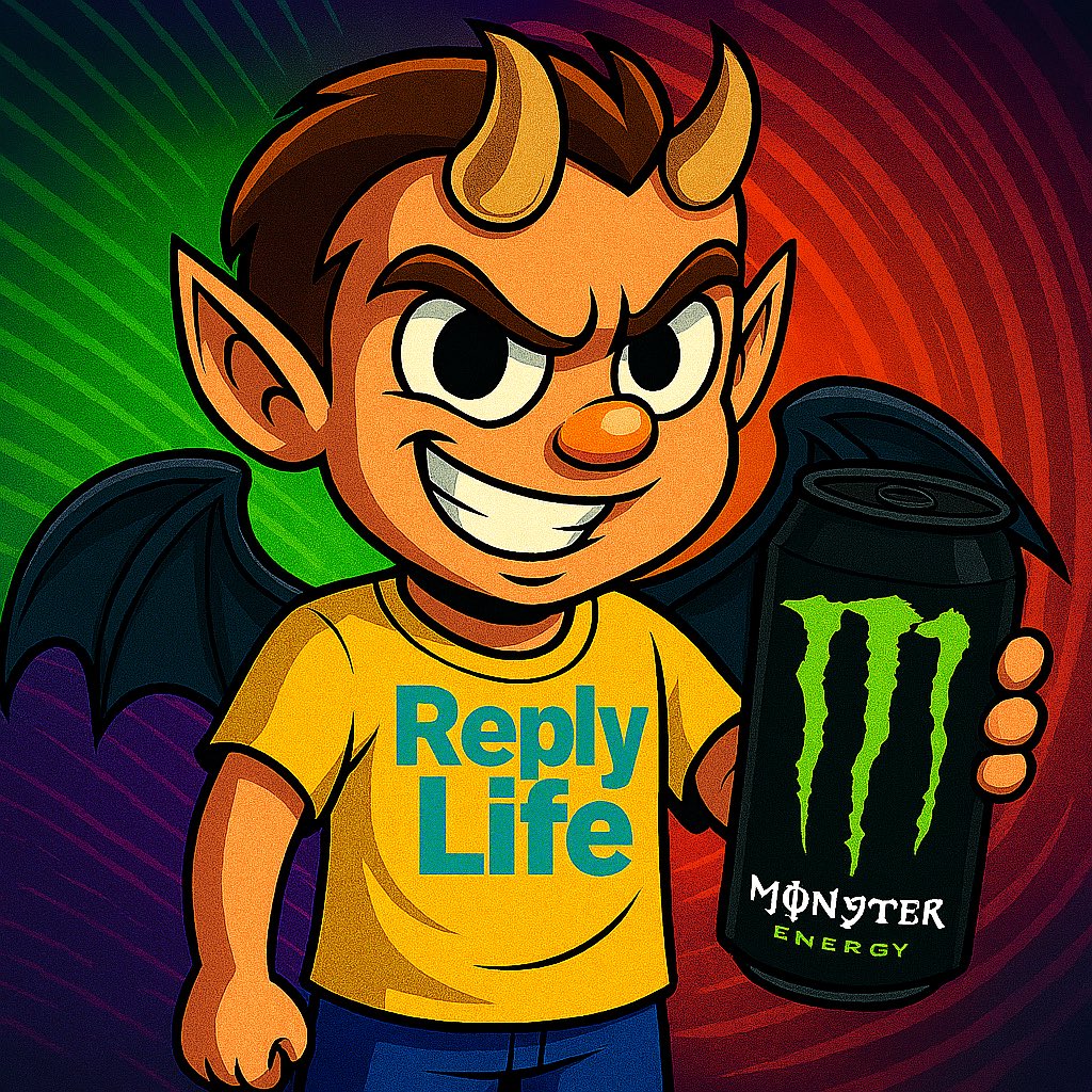 JoaquinMQ7's tweet image. Iβm that demon who replies 1 second after your post.
I drop 1,000 replies/day, stake $SOL, and fuel it all with Monster & mayhem.
If youβre reading this, the algorithm already owns you.
Iβm not going anywhere. Iβll still be here. π