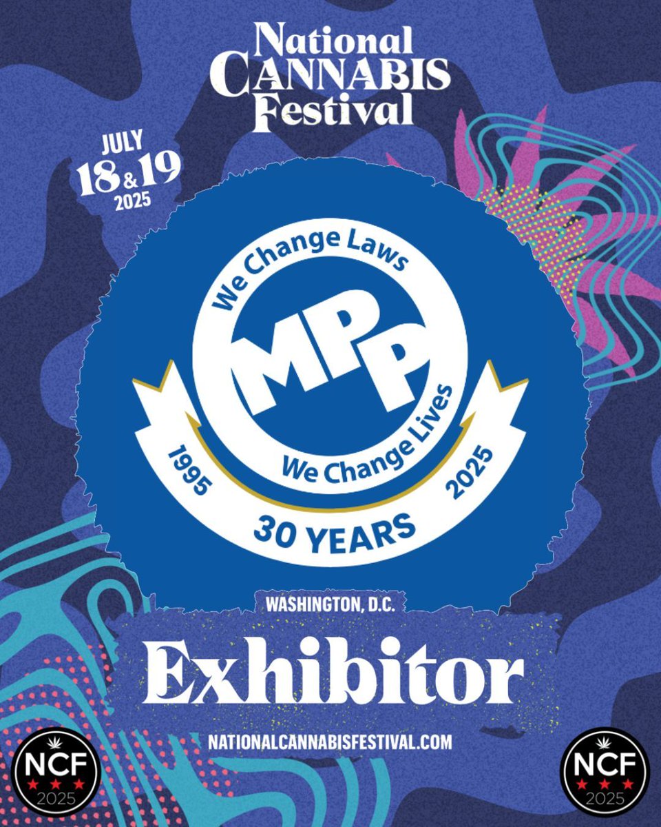 MarijuanaPolicy's tweet image. The National Cannabis Festival is TOMORROW in D.C! Buy your tickets now and get in on the fun, and be sure to stop by MPP's booth to learn more about our work and how you can get involved!
nationalcannabisfestival.com/tickets