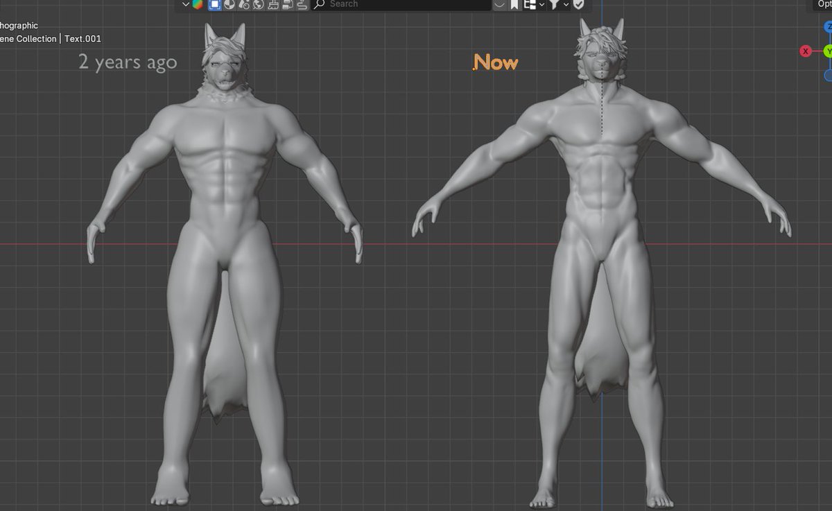 octo_poosi's tweet image. The og model was made in Blender 2 years ago so i decided to give it a lil update with Zbrush
Man I wish Zbrush were a bit more intuitive, it's so hard to get used to