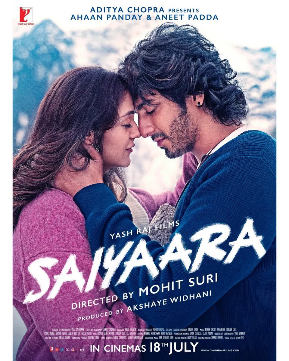 ahaan_pandayy's tweet photo. Some love stories are meant to be forever. ♾️
#SaiyaaraTeaser out now (Link in bio) 
#Saiyaara only in theatres on 18th July. #AkshayeWidhani https://t.co/cNnb2CeMEh