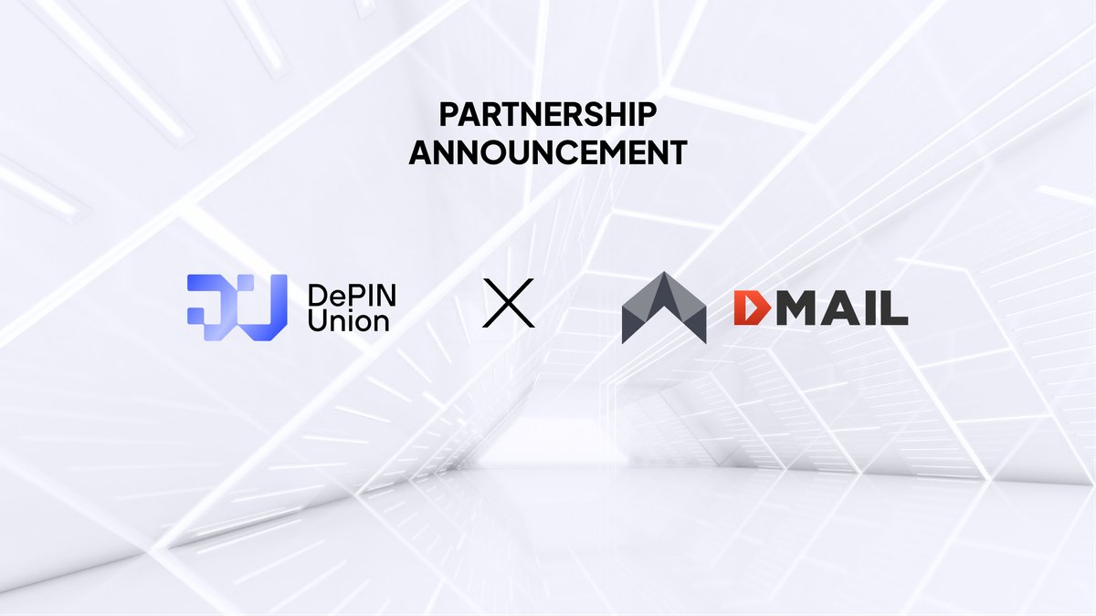 GoldSmart4e's tweet photo. 🧵1/2
📡 Decentralized infra needs decentralized communication.
@Dmailofficial has joined @DePIN_Union to power messaging for 100+ DePIN projects — bringing secure, scalable inboxes to the edge of Web3.
Explore more 👉 https://t.co/wYO0mXbz5f
#Dmail #DePIN #Web3Infra #AIComms https://t.co/RRnD8PFyi0