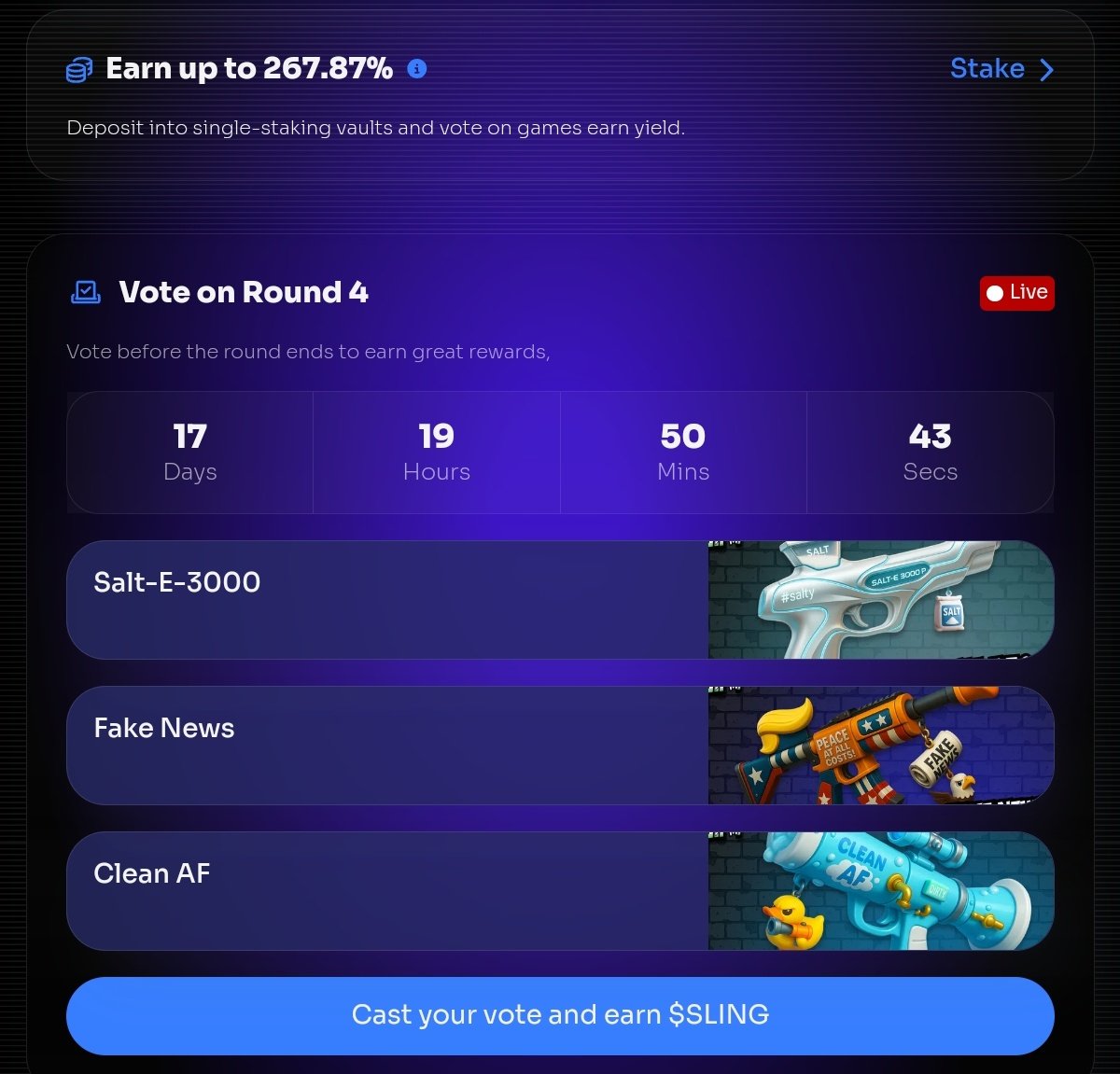 Biigg_3's tweet photo. 🚨 Stack $sling token today 🚨
You will be able to accumulate and secure earnings while voting on rounds game, summing ideas and game concepts.
@SlingshotDAO is not just bringing the fun to your finger tips but a strategic way of living in fun moments while contributing.
Your voting power equals your earnings
$sling is live on @kucoincom @BingXListing @MEXC_Listings
Get in on showcase: https://t.co/gYe1LMn743
