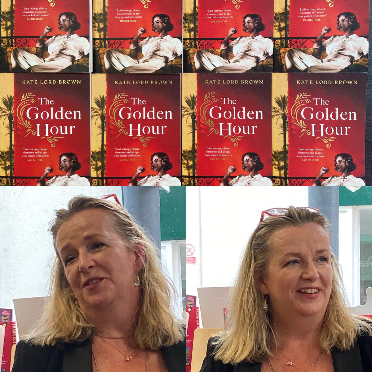 The Ivybridge Bookshop (@ivybridgebooks) on Twitter photo Thank you to Kate Lord Brown for a fascinating evening talking about new book The Golden Hour, and the research involved for the dual timeline between 1930s Cairo and the search for a lost Egyptian tomb, and 1970’s Beirut.
<a href="/katelordbrown/">katelordbrown</a> Thank you to Kate Lord Brown for a fascinating evening talking about new book The Golden Hour, and the research involved for the dual timeline between 1930s Cairo and the search for a lost Egyptian tomb, and 1970’s Beirut.
<a href="/katelordbrown/">katelordbrown</a>