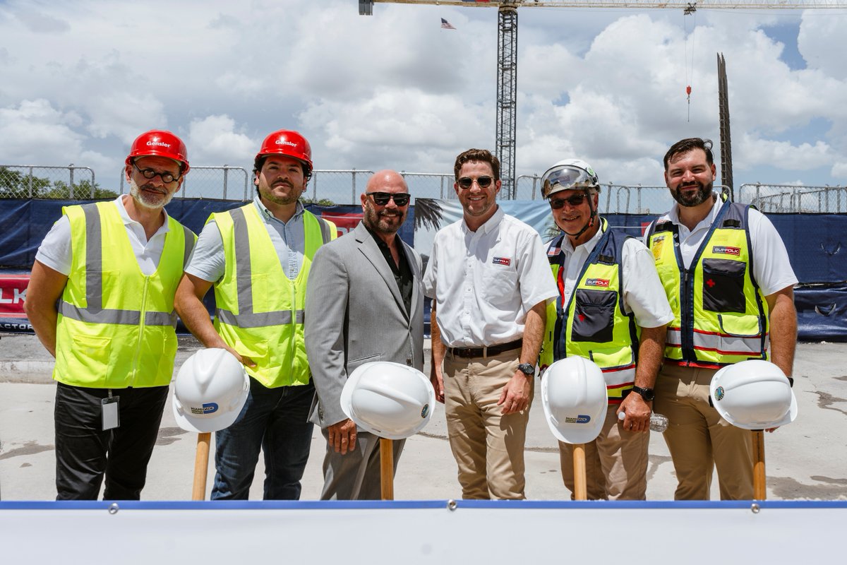 SuffolkBuilds's tweet image. Suffolk Miami was proud to join our partners to celebrate the groundbreaking of the new Integrated Command & Communications Center (IC3) in Sweetwater, FL, which will serve as a hub for emergency response and disaster management @gensler_design @MiamiDadeCounty